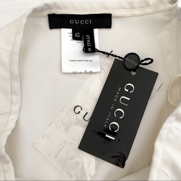 Gucci white asymmetrical pencil skirt - Picture 5 of 12